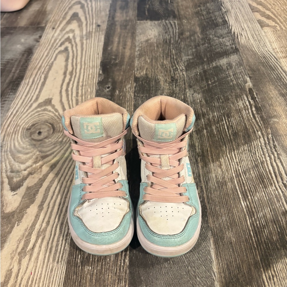 DC Kids' High-Top Sneakers - Pink and Blue